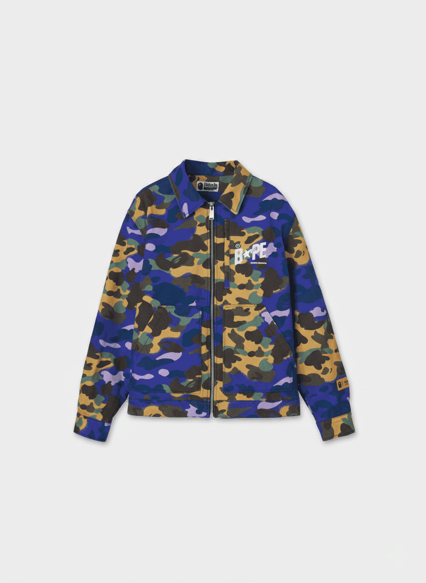 Bape and Heron Preston Inspired Streetwear Jacket Streetwear jacket inspired by Bape and Heron Preston style