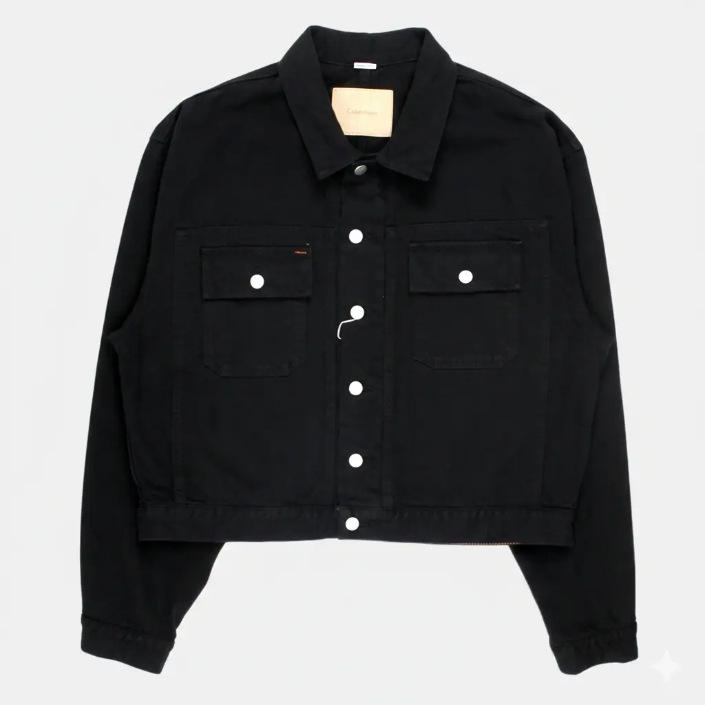 Denim jacket inspired by Calvin Klein and Heron Preston style