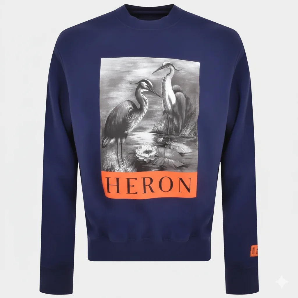 Heron Preston Crewneck Sweatshirt premium men’s streetwear cotton sweatshirt