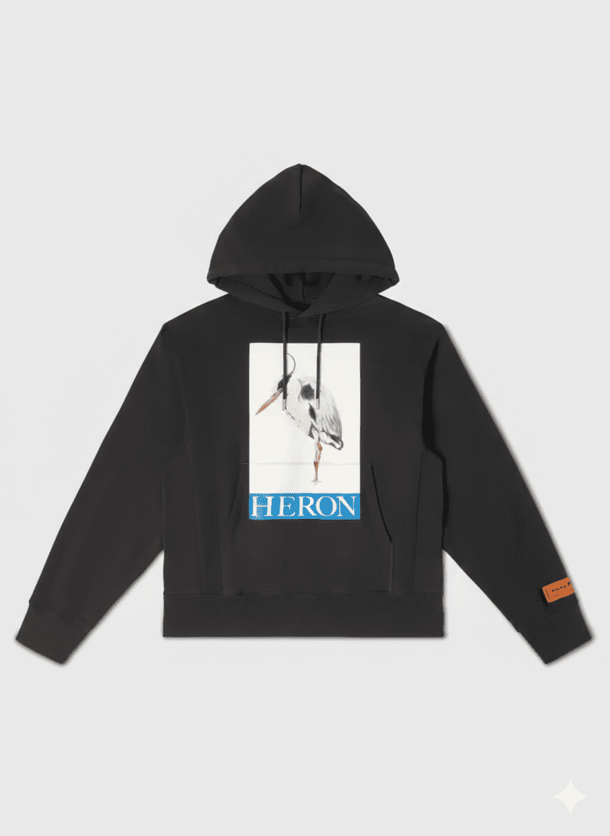 Heron Preston Hoodie Sale Heron Preston hoodie on sale with modern streetwear design